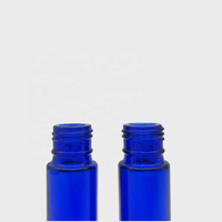 Bouteille en verre à rouleau 10ml bouteille en verre bleu ambre clair bouteille de parfum avec bouchon à rouleau