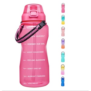 Botella Deportiva de Plástico de 3.78L (1 Galón), Material PETG, Gran Capacidad, Personalizable, Libre de BPA, con Marcador de Tiempo - Product Image 3