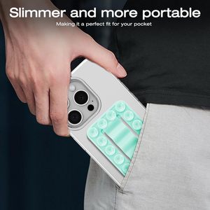 Support universel pour téléphone portable en silicone, adhésif, support de téléphone pour douche, mains libres, miroir - Product Image 4