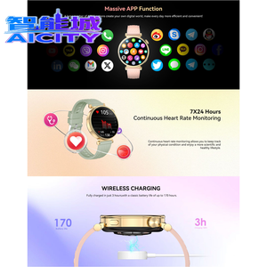 <span class=keywords><strong>Montre</strong></span> <span class=keywords><strong>connectée</strong></span> avec suivi de la fréquence cardiaque 24h/24 et 7j/7, tension artérielle, suivi du sommeil, AM23 AMOLED 1,32 pouce, suivi d'activité 120+ pour femmes - Product Image 4