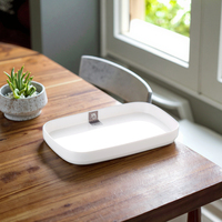 Homfun — plats chauds en plastique, bienvenue OEM 100%, assiettes en mélamine empilables pour pot chaud