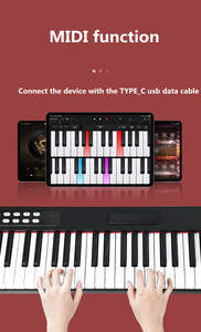 <span class=keywords><strong>Piano</strong></span> <span class=keywords><strong>électrique</strong></span> de petite taille, accessoires, Instruments de musique, bon marché - Product Image 4