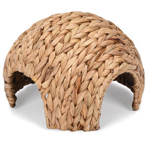 Natural tejido a mano Cattail Stem Camas <span class=keywords><strong>para</strong></span> mascotas Pasaje de escape de animales pequeños <span class=keywords><strong>para</strong></span> hámsters Osos de seda dorada Erizos-Transpirable - Product Image 4