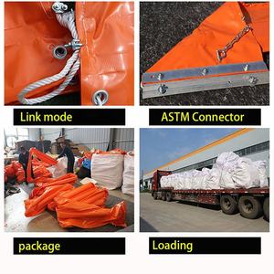 Protezione ambientale fuoriuscita di petrolio float limo protettore di limo tenda mare fuoriuscita di petrolio boom - Product Image 4