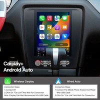 Autoradio Android Carplay GPS Navi Stéréo Lecteur Multimédia Écran Vertical pour Ford Mustang 2010-2014 BT DSP 4G WIFI