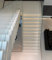 VIKO Boîte en marbre pour intérieur moderne Escalier suspendu Escaliers flottants