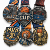 Médaille de marathon personnalisée en alliage de zinc 3D 42.195K, médaille de finisseur de course 2025, médaille de course urbaine, médaille de sport en métal avec ruban