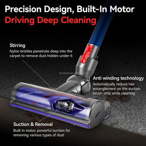 Nettoyeur anti-emmêlement pour sols en bois dur et tapis, compatible avec les aspirateurs <span class=keywords><strong>Dyson</strong></span> V7 V8 <span class=keywords><strong>V10</strong></span> V11 V12 V15 V15s - Product Image 4