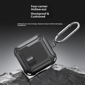 Protective <b>Case</b> For Apple AirPods 4 And AirPods Pro 2 With Snap <b>Switch</b> Design AntiDrop Slim Cover - Product Image 2