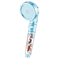 Pommeau de Douche Filtrant Haute Pression à Vente Chaude, Élimination des Impuretés par Pierre Anionique, Filtration 3 Couches, Douchette à Main avec Arrêt à Touche Unique, OEM ODM Personnalisé