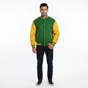Veste de baseball varsity de haute qualité, nouveau design, meilleur prix, en laine chaude, fabriquée en usine, prix bas, nouvelle veste varsity pour homme. - Product Image 1
