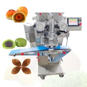 HNOC Desktop Automatic Mini Flat Kubba Maamoul Encrust Mochi Ice Cream Process Mooncake Make Machine