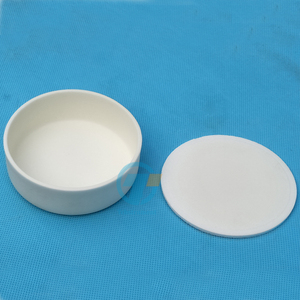 Crucible de frittage en zircone dentaire avec couvercle pour usage en laboratoire, diamètre 50 mm - Product Image 1