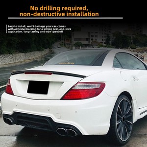 Aileron arrière type bec de canard pour Mercedes-Benz SLK <span class=keywords><strong>SLC</strong></span> R172 2011-2019, autocollant de modification extérieure - Product Image 4