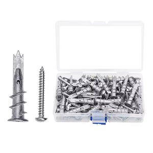 M4 2 Steel <b>Galvanized</b> Self Drilling Concrete Anchors Self Tapping Bolt <b>Screws</b> 5,000 lb Shear Strength Hollow Wall Mounting - Product Image 3