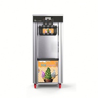Nouvelle Machine à Glace Soft Commerciale de Haute Qualité à 3 Saveurs (Lait, Eau, Farine) – Vente Chaude Usine