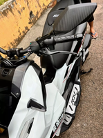 Accessoires de moto, repose-pieds en aluminium avec coussin en caoutchouc antidérapant, housse de repose-pieds, modification pour HONDA ADV160