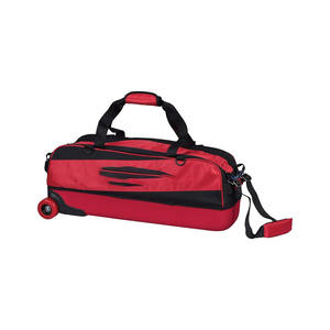 Free Sample Bowling Bag for two Ball With Compartment Ball Holder and <b>Shoe</b> Pocket Handbag Bowling Bag for Sports - Product Image 4