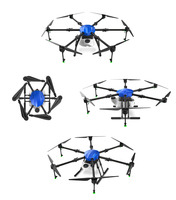 Châssis de drone agricole EFT E616S 16L 6 axes pour pulvérisation, drone multicoptère pour pulvérisation agricole