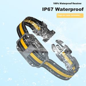 Wasserdichtes IP67 Wiederaufladbares Elektrisches Schock-Vibrations-Bellkontroll-Hundetrainingshalsband mit Fernbedienung 800m Reichweite & Erweiterbar auf 3 Hunde - Product Image 4