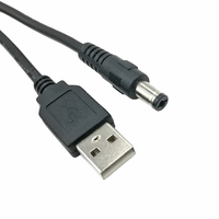 Gleichstrom kabel USB 2.0a Stecker auf 5,5*2,1mm Stecker Zylinder buchse Adapter anschluss Ladekabel