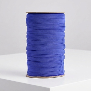 Banda Elástica Plana Azul de 6 mm y 1/4 de Pulgada, 55 Yardas, Resistente y Elástica <span class=keywords><strong>para</strong></span> Coser Pantalones, Ropa, Bandas <span class=keywords><strong>para</strong></span> el Cabello, Manualidades - Product Image 1