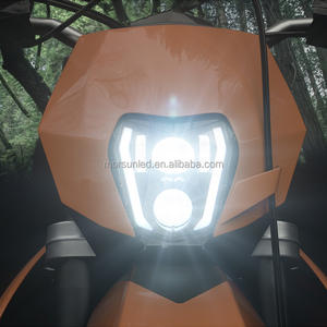 Phare LED pour moto tout-terrain pour <span class=keywords><strong>KTM</strong></span> EXC XCW 250 <span class=keywords><strong>350</strong></span> 450 500 2017-2024 Accessoires 14-19 SX <span class=keywords><strong>SXF</strong></span> 125 SMC R 690 Enduro <span class=keywords><strong>Supermoto</strong></span> - Product Image 3