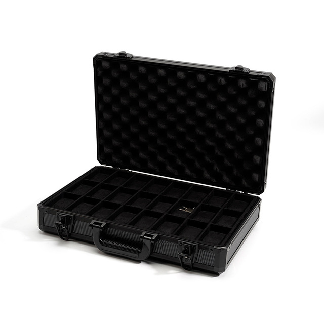 Wholesale OEM  Aluminum Watch Luxury case Watch Box Organizer