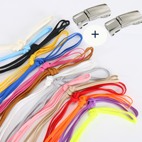 Lacets élastiques plats personnalisés de 8 mm sans nœuds avec boucle magnétique en métal, lacets paresseux en spandex de qualité supérieure pour baskets, 1 paire