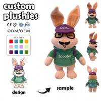 Fabricant de jouets en peluche personnalisés, usine de lapins en peluche doux et stylés, cadeaux personnalisés pour la rentrée scolaire, peluches personnalisées de personnages solaires
