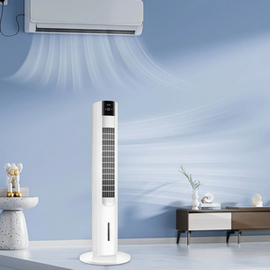 Suitable 60W Tower Evaporative Air Cooler with Water 3 Speeds 6m/s Airflow Remote Control Floor Standing Cooling Fan for Home - Product Image 4