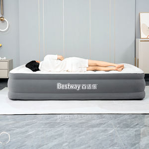 Bestway 6717V fabbrica-King Size Design moderno letto gonfiabile 191*137*38cm incorporato pompa molla tascabile per campeggio materassino gonfiabile - Product Image 5