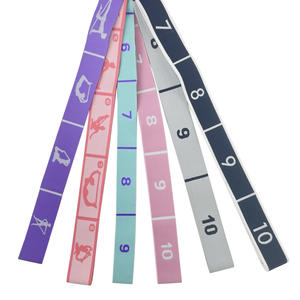 Sangle d'étirement MR Yoga avec boucles, tissu en polyester hautement élastique, résistance 7KG/10KG/<span class=keywords><strong>15KG</strong></span> pour la danse, la gymnastique, l'exercice, le Pilates - Product Image 6