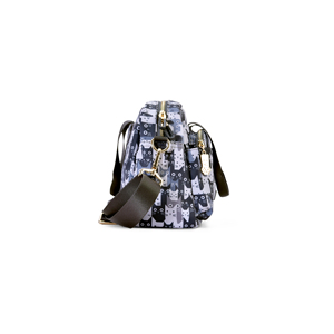 Sac bandoulière 2-en-1 avec imprimé chat mignon, convertible en sac à bandoulière ou pochette pour femme, idéal pour les voyages et l'usage quotidien - Product Image 4