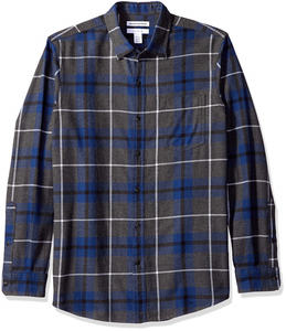 Chemise en flanelle à manches longues pour hommes (disponible en Big & Tall) - Product Image 1
