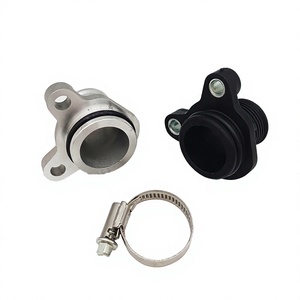Raccord de tuyau d'eau pour Bmw, 11537541992, aluminium, argent, plastique noir, pour remplacement et réparation de tuyau de liquide de refroidissement - Product Image 3