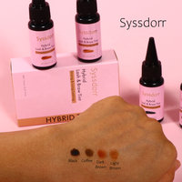 Teinture pour sourcils hybride Syssdorr 15ml, différentes couleurs, logo personnalisé, teinture pour sourcils vegan, laminage des sourcils