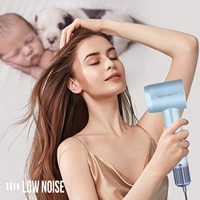 Nouveau Sèche-cheveux à moteur sans balais sans pales 110000 tr/min, séchage rapide en une minute, avec ions négatifs et technologie Reverse-air Revair