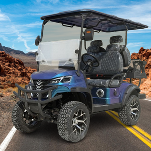 Carrito de Golf Eléctrico de <span class=keywords><strong>4</strong></span> Plazas Homologado para Circular por la Calle, Buggy de Golf Eléctrico, Carritos de Golf Chinos - Product Image 1