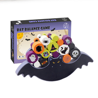 Jouet en bois pour Halloween, jeu d'équilibre de chauve-souris, jouets en bois pour la maternelle