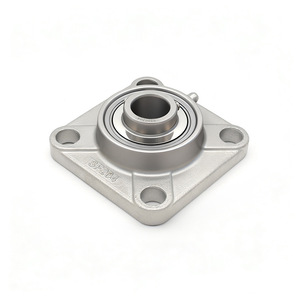 Rodamiento montado cuadrado SUCF204, diámetro interior de 20 mm, diámetro exterior de 60 mm, carcasa de rodamiento de rodillos esféricos para deslizamiento - Product Image 1