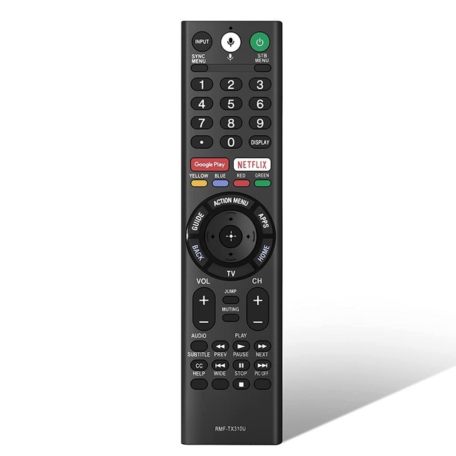New RMF-TX310U RMFTX310U Replaced Voice Remote Control with Mic Fits for Sony 4K Smart Bravia TV