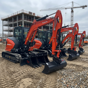 รถขุดขนาดเล็ก Kubota KX060-5 มือสอง พร้อมมอเตอร์ สำหรับงานก่อสร้างในฟาร์ม - Product Image 4