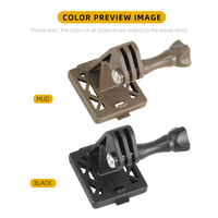 Adaptateur de fixation pour caméra en nylon et métal de haute qualité, support léger pour casque tactique