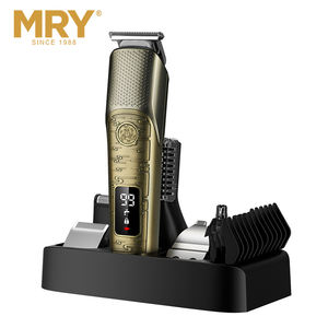 MRY-Ensemble tondeuse professionnelle <span class=keywords><strong>rechargeable</strong></span> 6 en 1 pour hommes, <span class=keywords><strong>coupe</strong></span> de cheveux à domicile pour le visage, la barbe, le corps, le <span class=keywords><strong>nez</strong></span> et les oreilles - Product Image 1