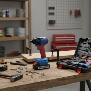 Nouvel ensemble de mini-outils à percussion portables sans fil à batterie, multifonction, électrique, pour usage industriel et de construction - Meilleures ventes 2026 - Product Image 1