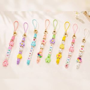 Kit de 15 Compartimentos para Hacer Dijes de Arcilla Polimérica con Letras, Perlas, Flores, Frutas y Correas para Teléfono - Product Image 4