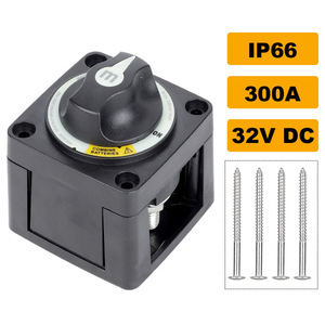 Interrupteur d'alimentation série M Blue Ocean 300A 32V DC IP66 pour camping-car et yacht, double circuit avec combinaison batterie - Product Image 5
