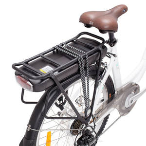 Vélo de ville électrique compact Star Comfort E City Bike en alliage d'aluminium de 24 à 26 pouces / Batterie au lithium, vélo de ville électrique vert - Product Image 5