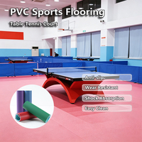 أرضية PVC منقوشة من HANLI، سماكة 4.5 مم، مناسبة لغرف تنس الطاولة، مضادة للانزلاق وصديقة للبيئة ومقاومة للتآكل